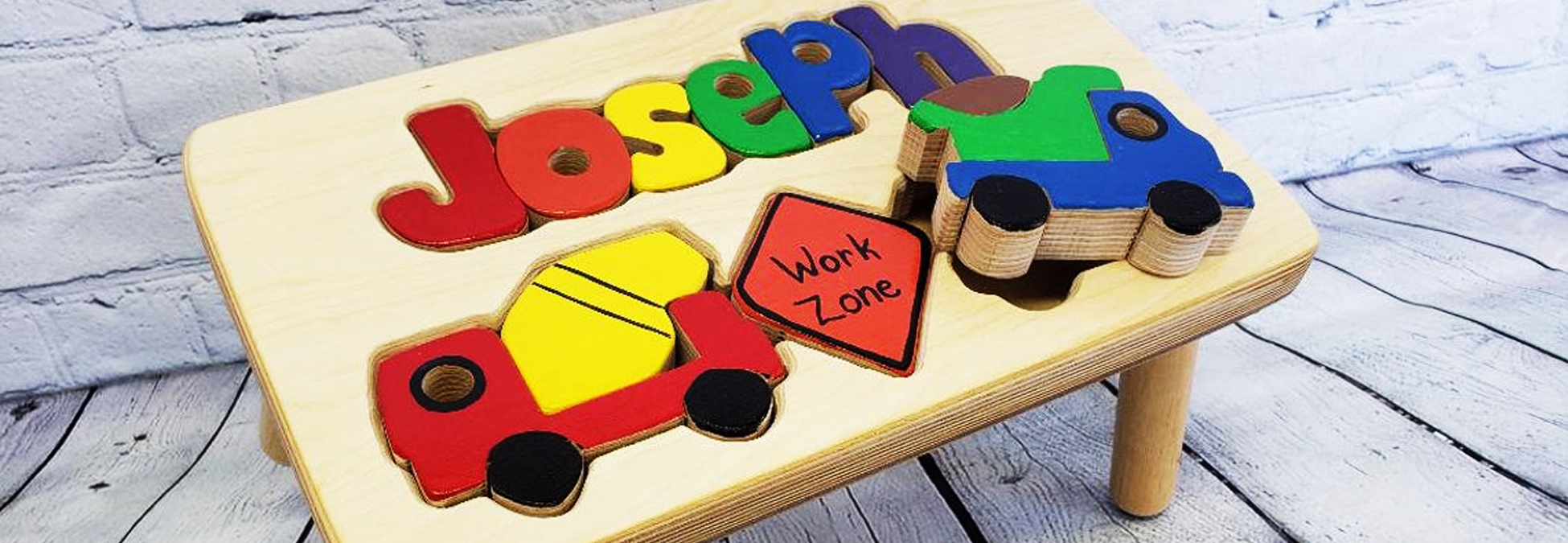 Personalized Wood Stools – Cubby Hole Toys